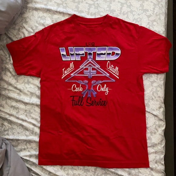 Red men’s oversized t-shirt (M) - Picture 1 of 3